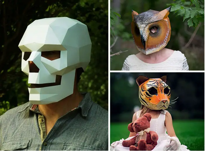 Mira estás increíbles máscaras de PAPEL que puedes imprimir en casa