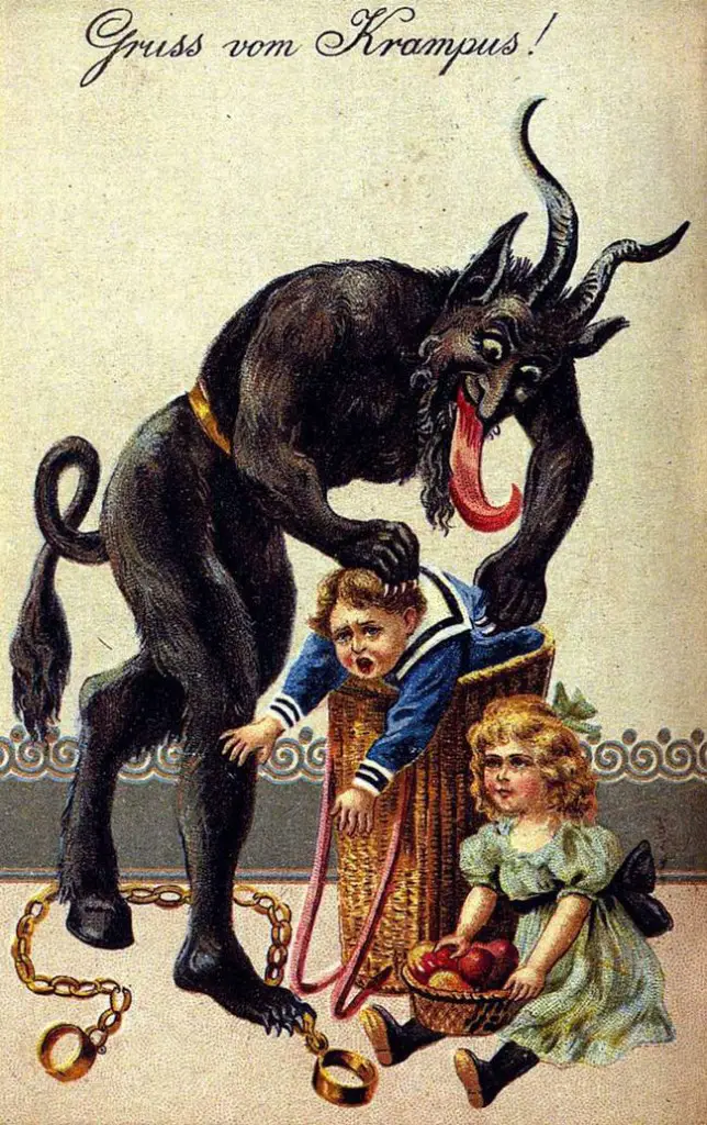 Conoce La Leyenda De Krampus El Demonio Anti-Papá Noel ¡No Querrás ...