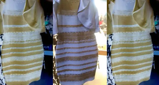 El vestido es blanco y dorado o azul y negro? La explicación de la imagen  que está revolucionando las redes 
