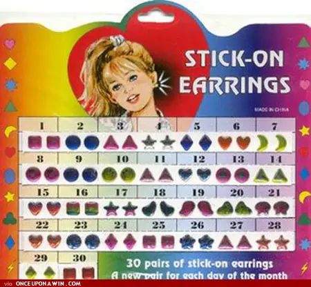 Stick-On-Earrings