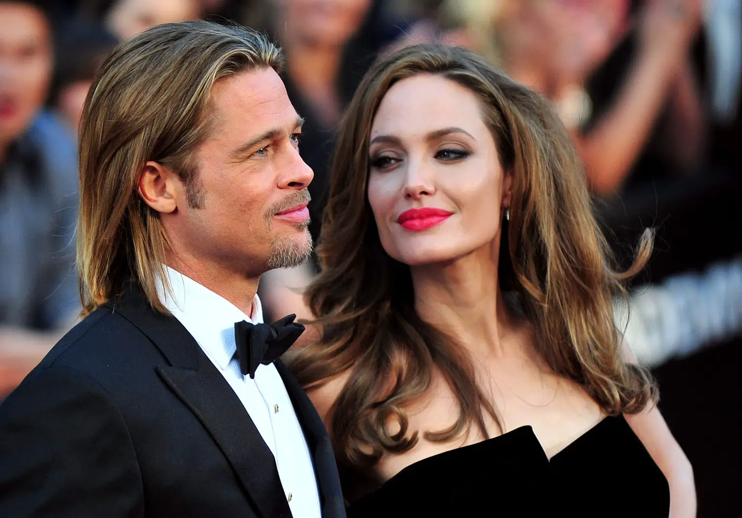 Brad Pitt y Angelina Jolie en los Oscar en la 84 ª a 84 ª ceremonia de los Oscar en Los Angeles