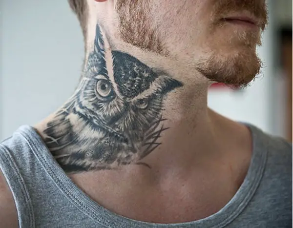 16-owl-tattoo-on-neck