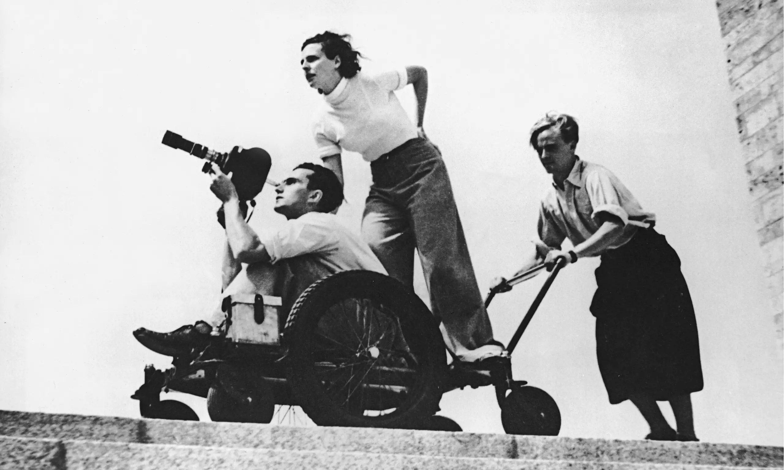 Leni Riefenstahl at 1936 Berlin Olympics