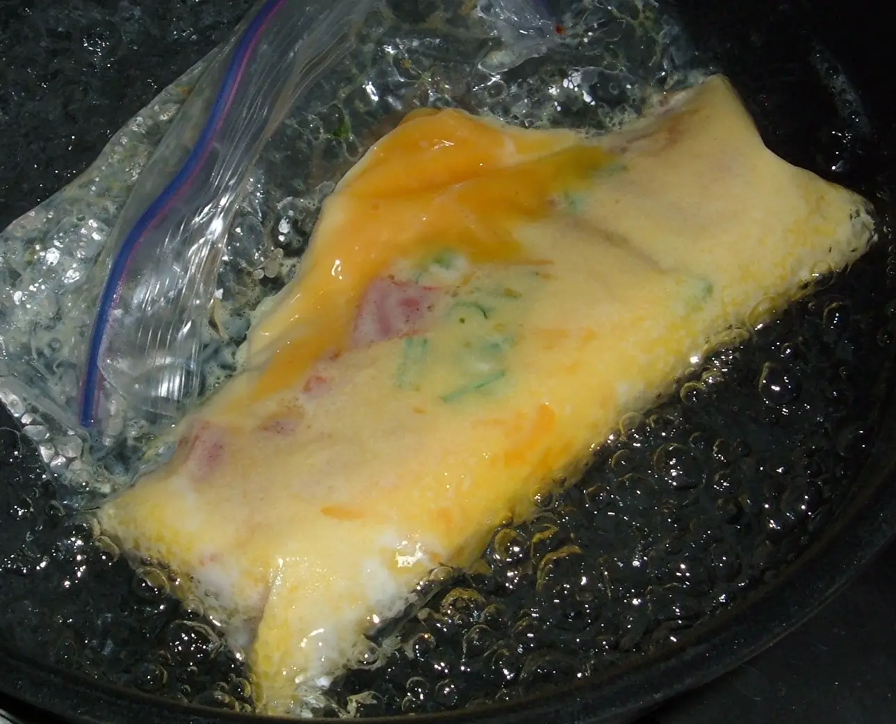 day-78-plastic-bag-omelet-cooking