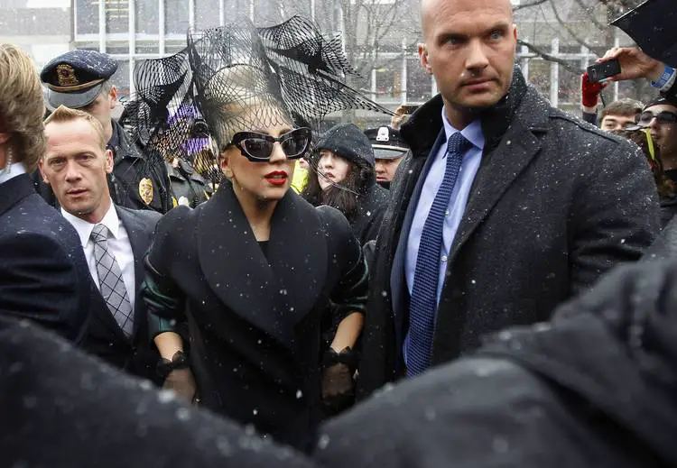 Lady Gaga arrives at Harvard University to launch her Born This Way Foundation in Cambridge