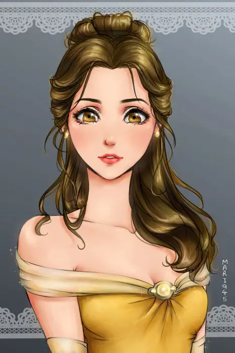 Princesas-de-Disney-como-anime-13-467x700