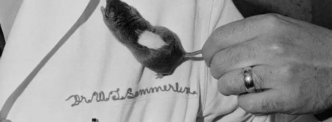 Dr. William Summerlin and Research Mouse