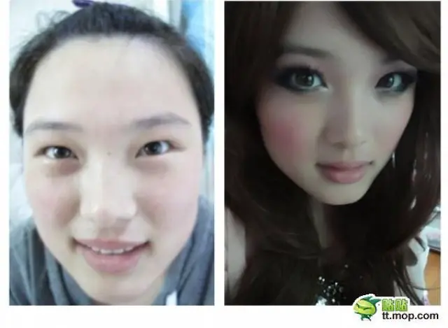 20 chicas asiáticas antes y después del maquillaje ¡Impresionante!