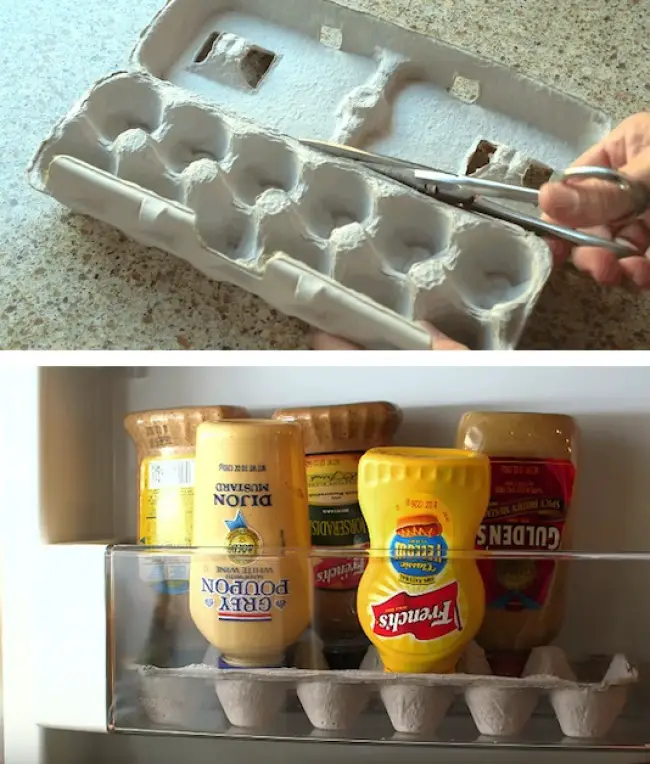 14876360-3-Place-your-condiments-upside-down-in-an-egg-carton-for-an-easier-squeeze-11-Brilliant-Fridge-Organization-Ideas--1489999438-650-1762f77a91-1491317240