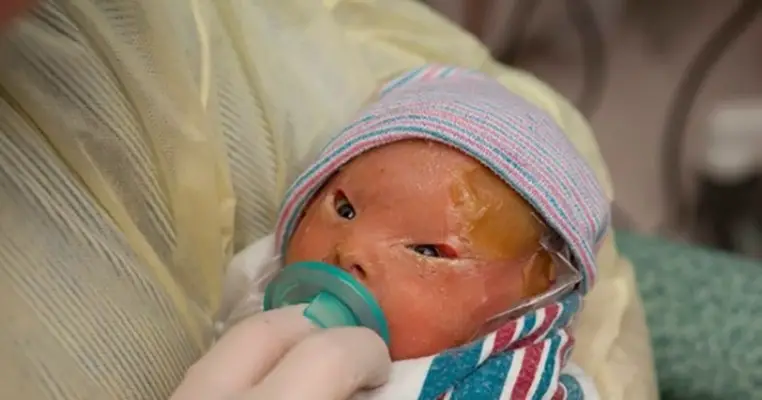 Estos padres se aterrorizaron al ver a su hija recien nacida Pero lograron  salir adelante Fotos  DifundirORG