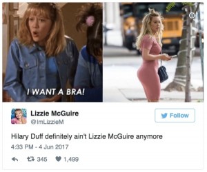 Todo Internet está sorprendido con el NUEVO trasero de Hilary Duff